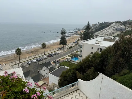 Dpto Concon En 1era Línea Maravillosa Vista A La Playa
