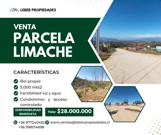 Sitio En Venta En Limache