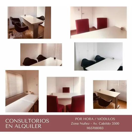 Consultorios En Alquiler Por Hora/módulos/mes - Nuñez