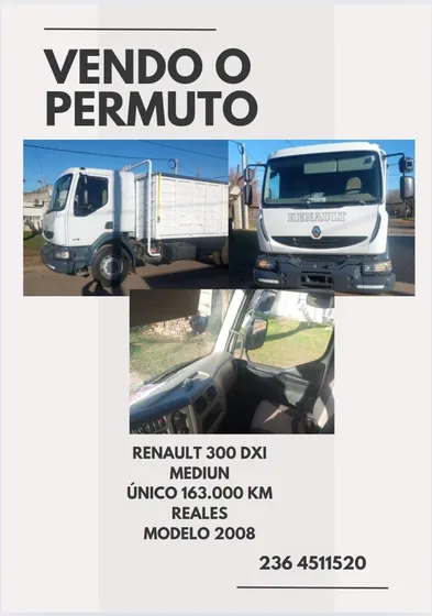 Camion Renault 300 Dxi Medium 2008