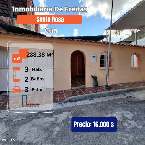 Casa En Cúa, Urb. Santa Rosa