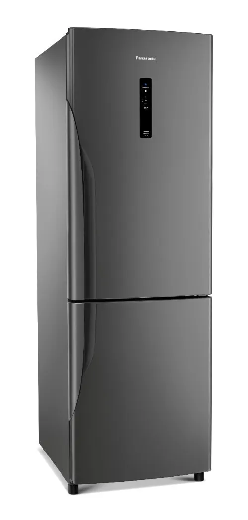 Geladeira Bb41pv1t Titânio 397l Frostfree Inverter Panasonic Cor Cinza-escuro