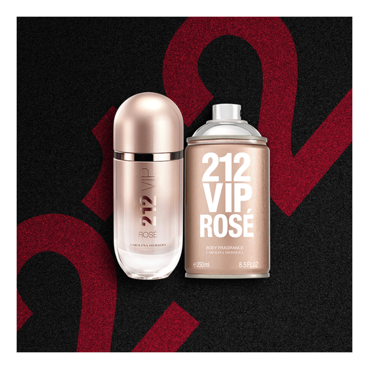 Carolina Herrera 212 Vip Rosé – Body Spray Feminino 250ml Única