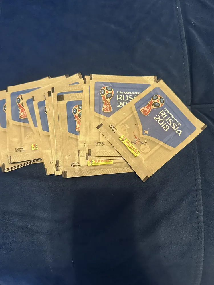 Kit Com 50 Envelopes de Figurinhas Copa do Mundo Rússia 2018 para