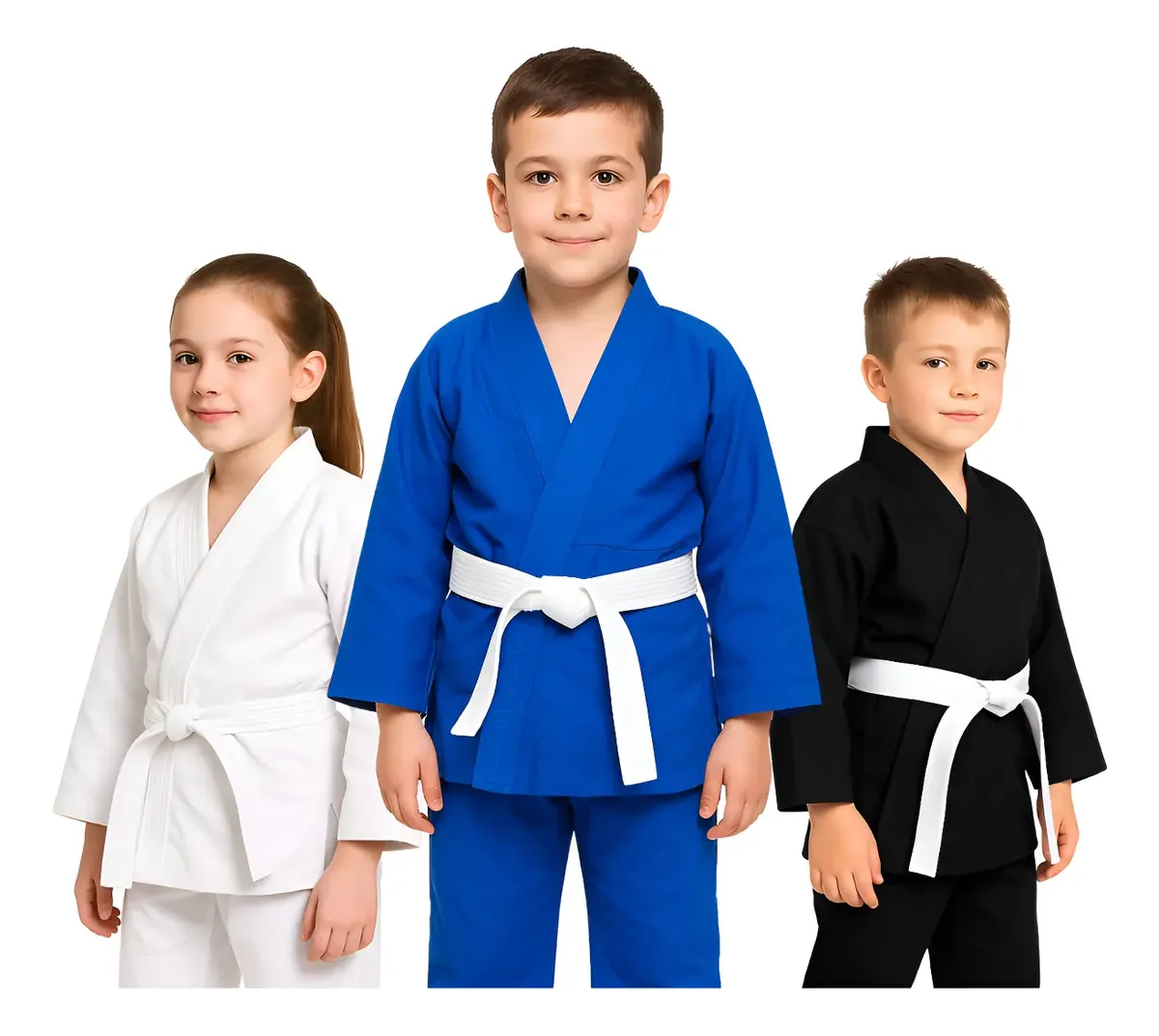Kimono Infantil Jiu-Jitsu Haganah Judô Reforçado + Faixa