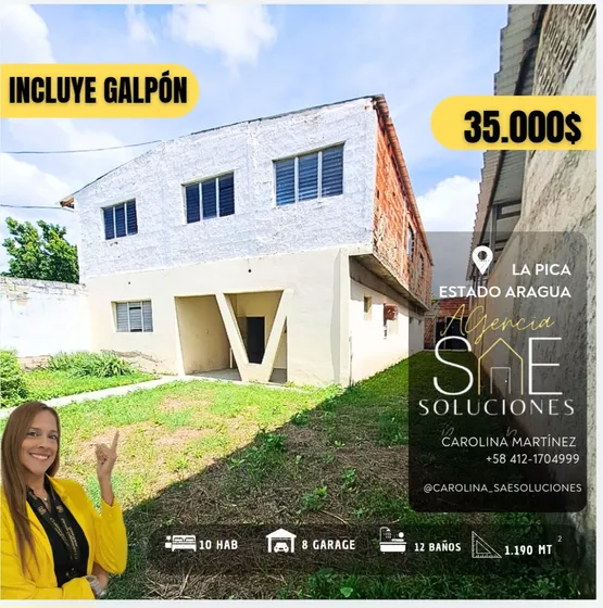 Casa En Venta Con Galpon Y 2 Anexos Independientes 