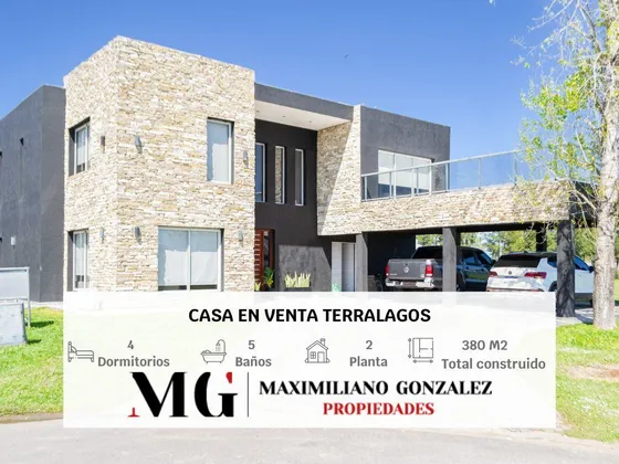 Casa En Venta, 6 Ambientes. Terralagos, Canning