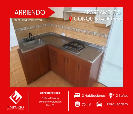 Apartamento Para Arriendo Sector Conquistadores