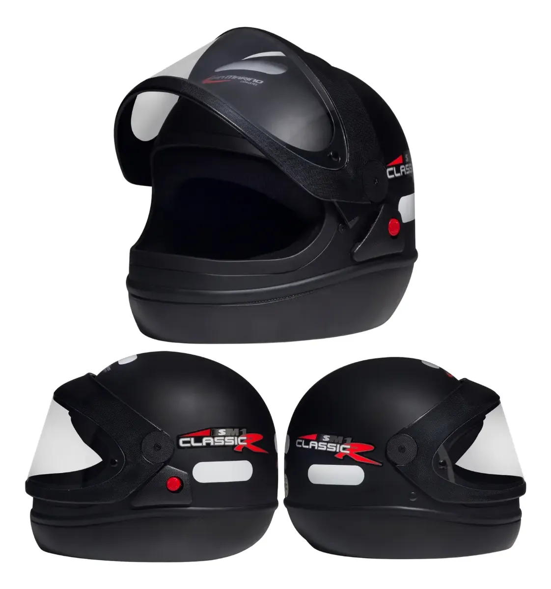 Capacete Fechado San Marino Automatico Original Selo Inmetro — foto 1