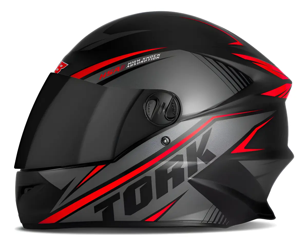 Capacete Moto Pro Tork Fechado Viseira Fumê Street Promoção — foto 1