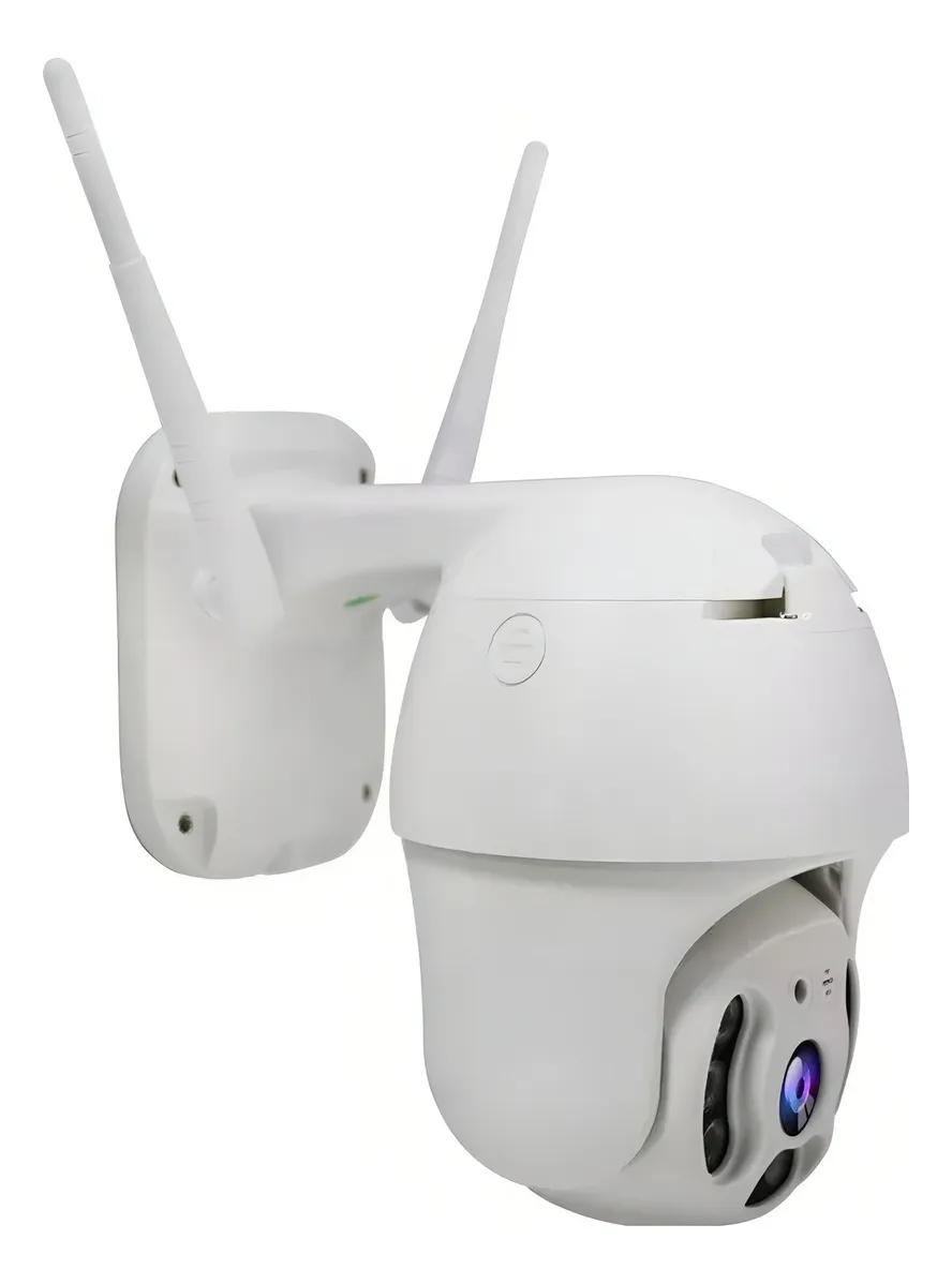 Cámara Smart De Vigilancia 1080p (wifi, Panorámica 270°) Color Blanco