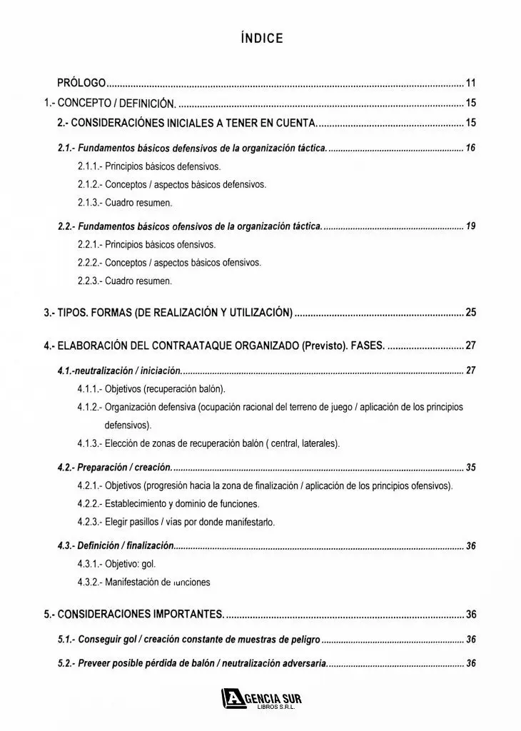 Manuales del Entrenador de FÚTBOL, CONTRAATAQUE