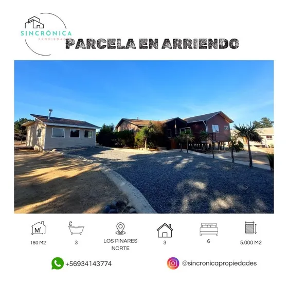 Se Arrienda Espectacular Parcela Con 2 Casas Y Un Taller 