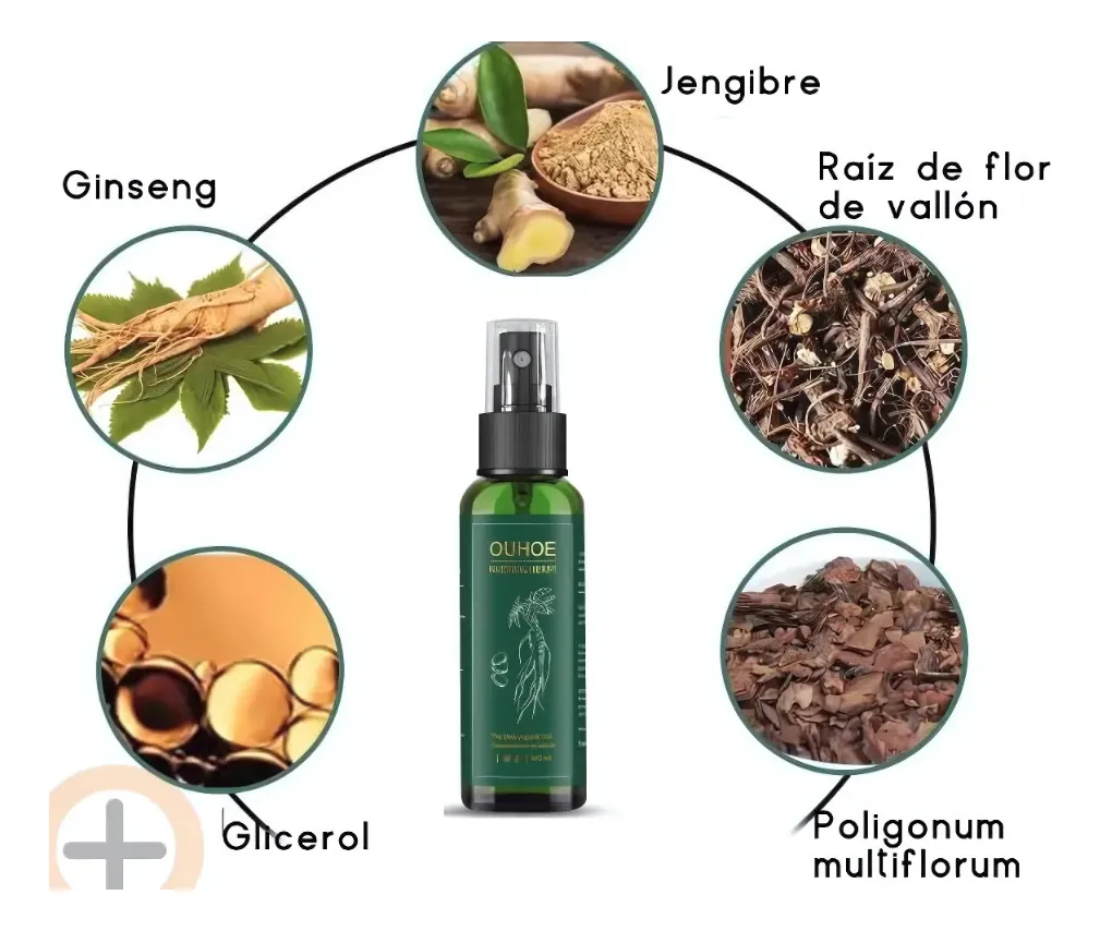 Ouhoe  100ml Crecimiento De Cabello Y Control De Caida