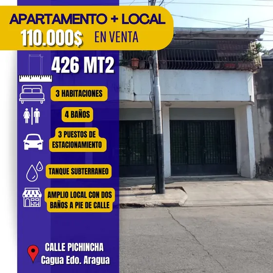 Se Vende Apartamento Mas Locales 