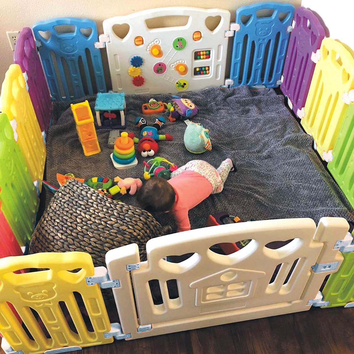 Corral De Pl stico Beb s Playpen Kids 14 Paneles Env o Gratis corral-de-pl-stico-beb-s-playpen-kids-14-paneles-env-o-gratis