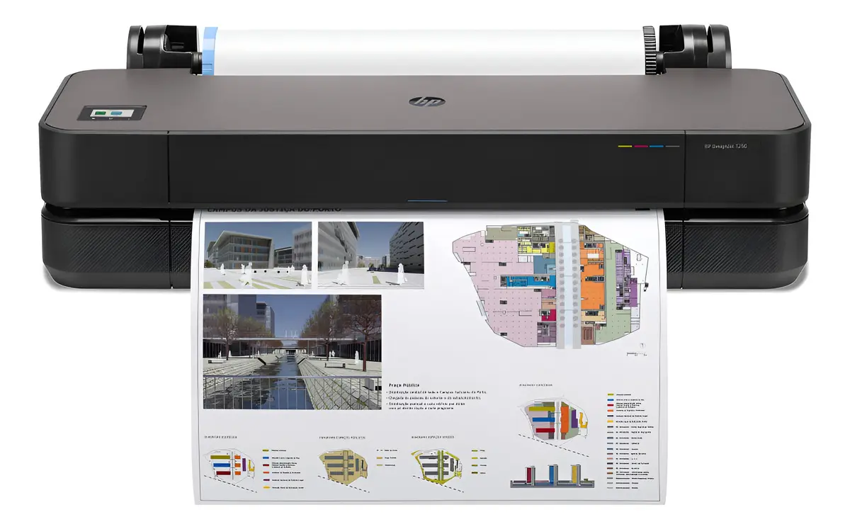 Impresora Plotter Hp Designjet T250 24 (5hb06d) Negro