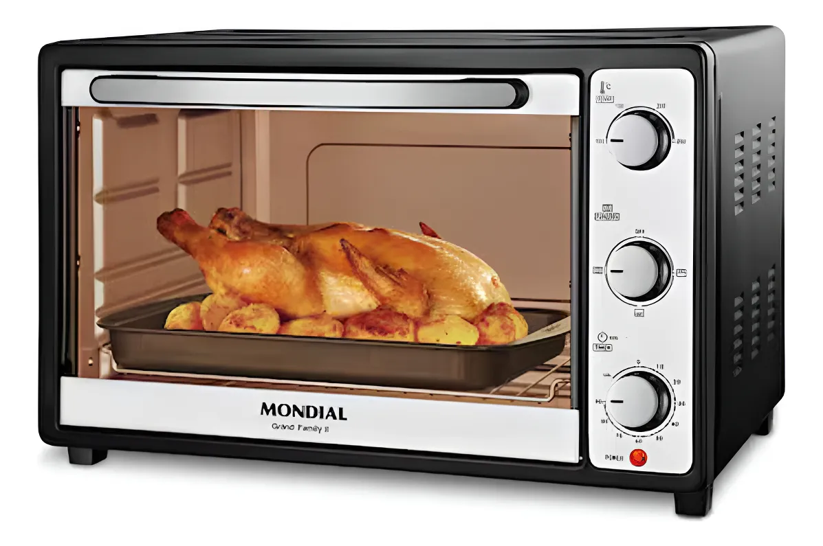 Forno Elétrico Line Grand Family Ii Frn-52 52 Litros Mondial 110v Preto