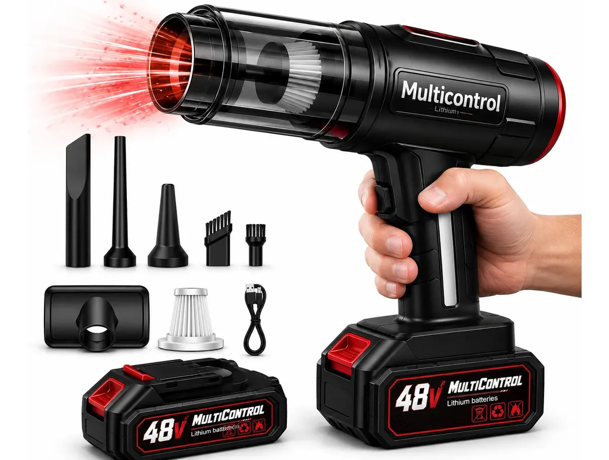 Aspirador de Pó Portátil Recarregável Multicontrol 48V