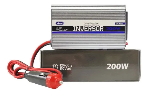 Inversor Tensão 12v 110v 200w Veicular Transformador Tomada