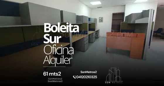 Oficina Amoblada Alquiler Boleita Sur Romulo Gallego 61 Mts2 Sonmetros2