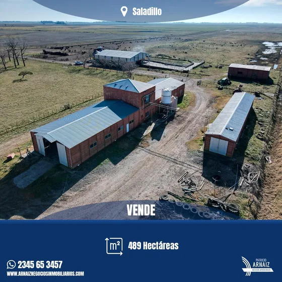 Se Vende 489 Hectáreas De Campo En Saladillo