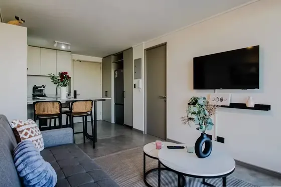 Arriendo Departamento 1d 1b Amoblado, Ñuñoa.