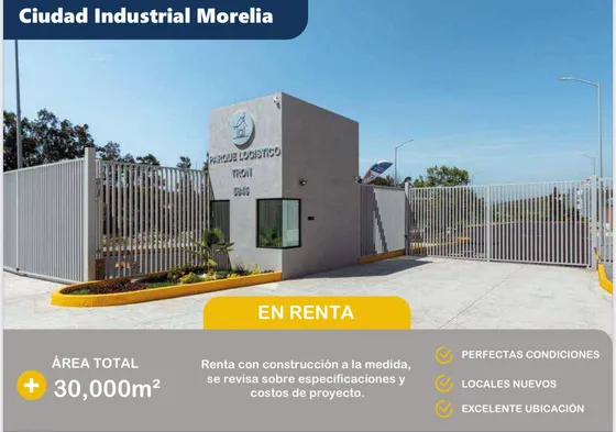 Bodega En Renta Cd Industrial, Morelia, Michoacan
