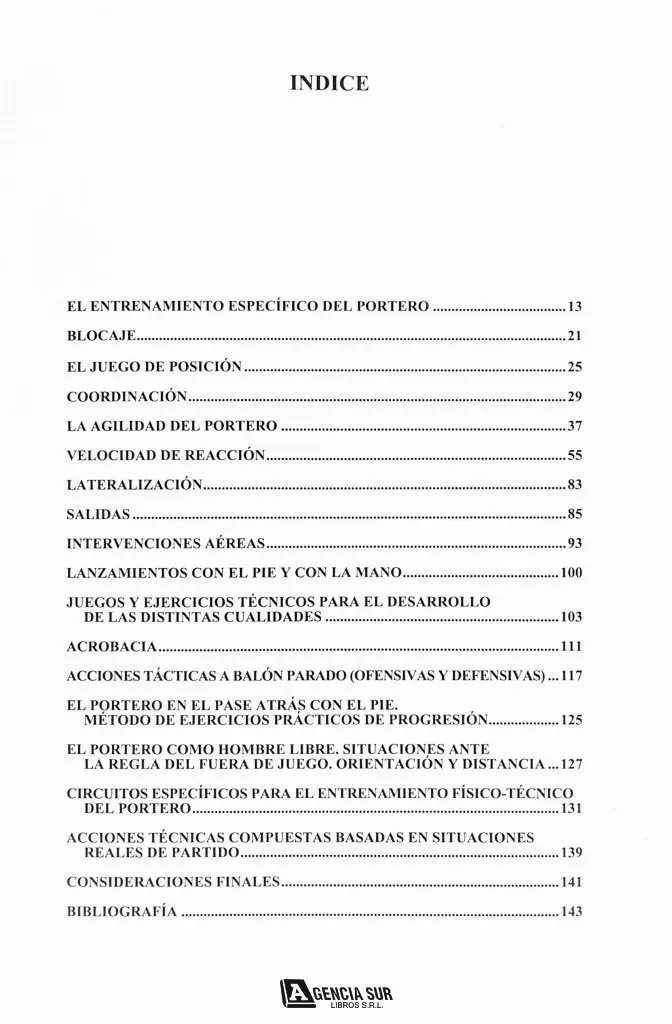 Manuales del Entrenador de FÚTBOL, ARQUERO