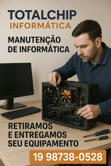Manutenção Em Computadores, Notebooks E Redes