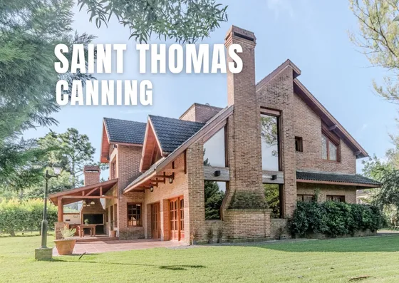 Venta Casa Con Parque Y Pileta Saint Thomas Country Club, Esteban Echeverría