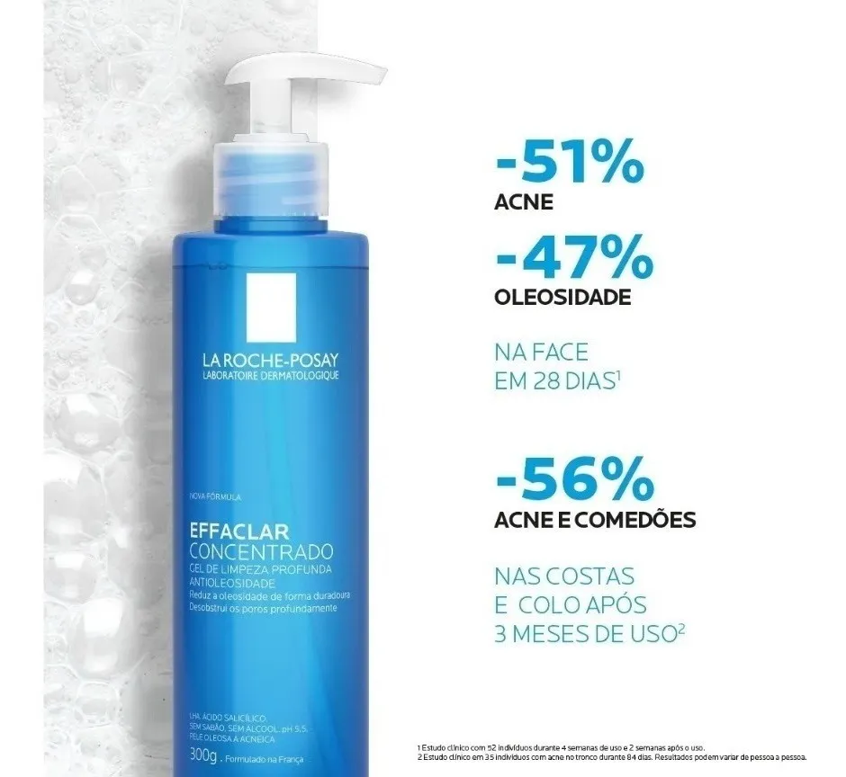 Gel De Limpeza Facial Effaclar Concentrado 300g L...