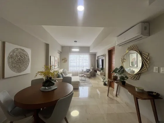 Apartamento Amueblado En Alquiler, Piantini