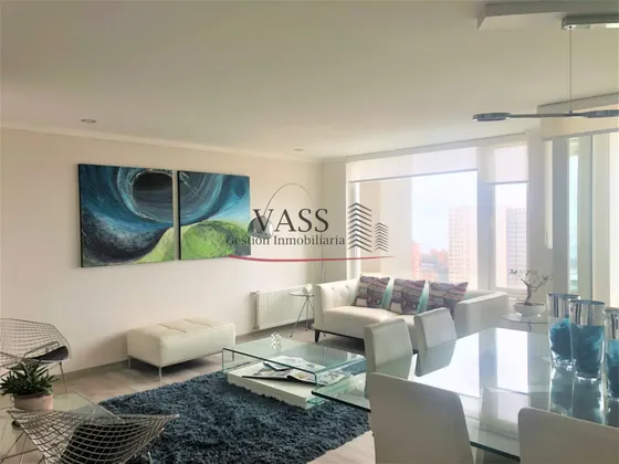 Vass Vende Depto 3d2b2e Con Vista Al Mar, Costa De Montemar