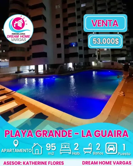 Apartamento En Venta  Playa Grande  La Guaira 
