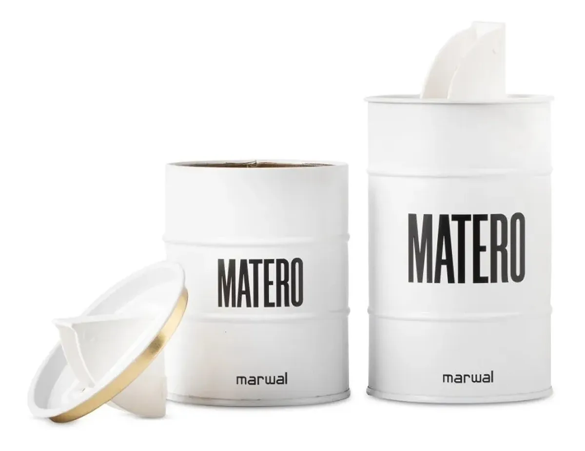 Set Latas Yerbera Azucarera Azúcar Yerba Set Matero  
