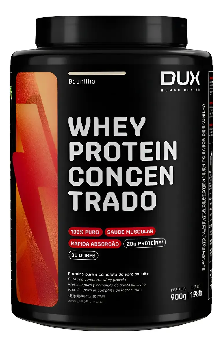 Whey Protein Concentrado DUX 900 g
