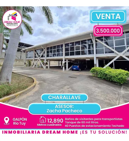 Galpón En Venta  Río Tuy  Charallave 