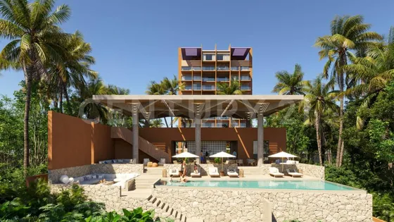 Preventa De Departamento Beach Front En Costa Mujeres C3846