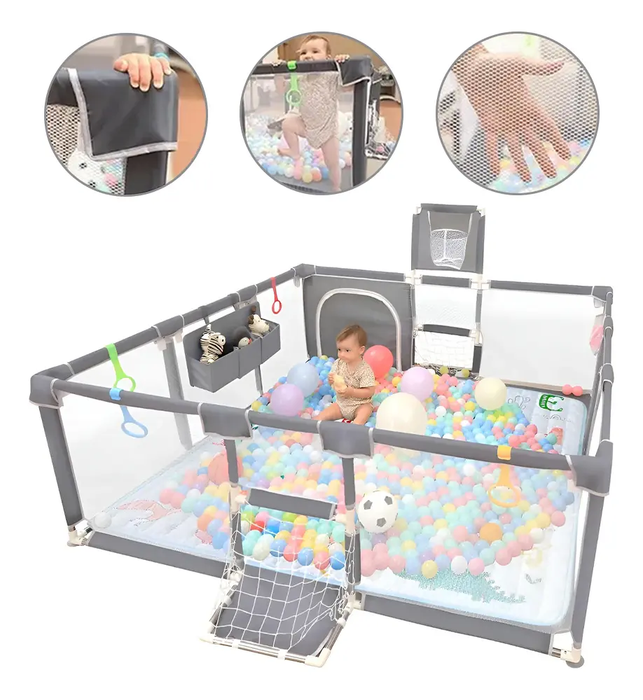 Cercadinho Bebê Infantil Cercado Grande 182*120*64cm