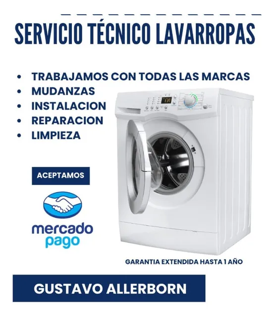 Servicio De Arreglo, Mantenimient Y Reparacion De Lavarropas