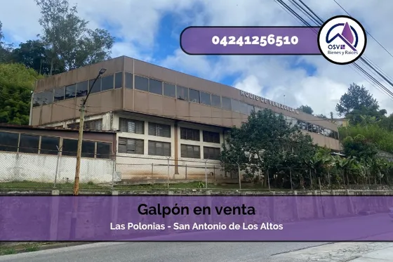 Galpón En Venta. San Antonio De Los Altos.