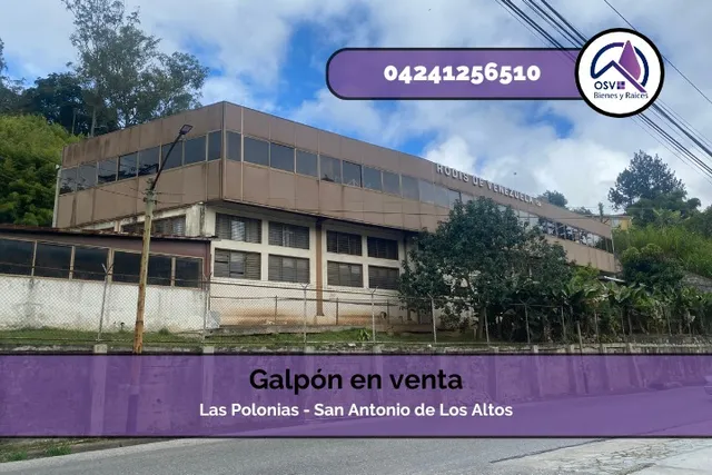 Galpón En Venta En San Antonio De Los Altos.