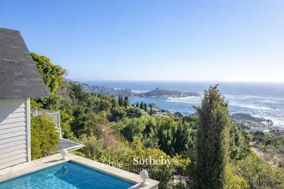 Casa En El Boldo Con Vista Al Mar