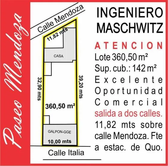  Paseo Mendoza - Excelente Inversion