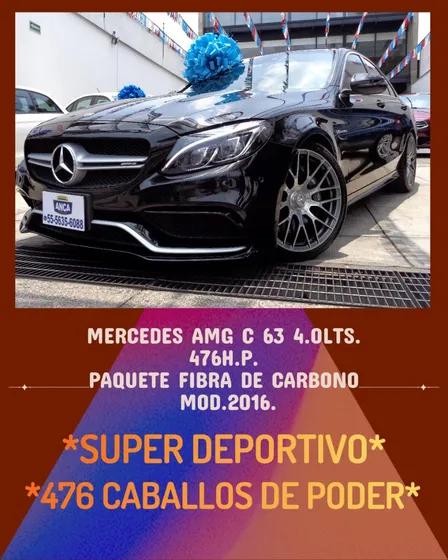 Mercedes-benz Clase C 4.0 63 Amg At