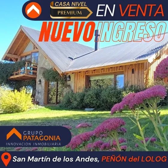 Venta Casa Peñón Del Lolog, San Martín De Los Andes, Neuquén, Patagonia Argentina