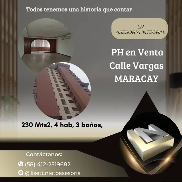 Apartamento Tipo Penthouse En Venta, Calle Vargas, Maracay 