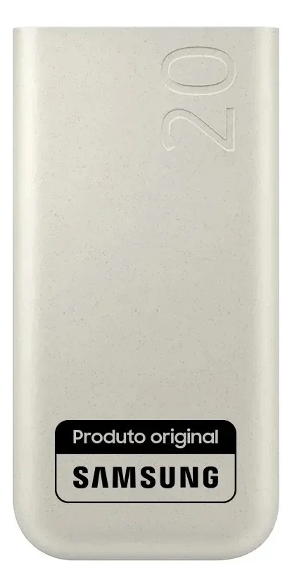 Bateria Carregador Portatil 3x Usb-c 20000mah Super Rapida 45w Bege