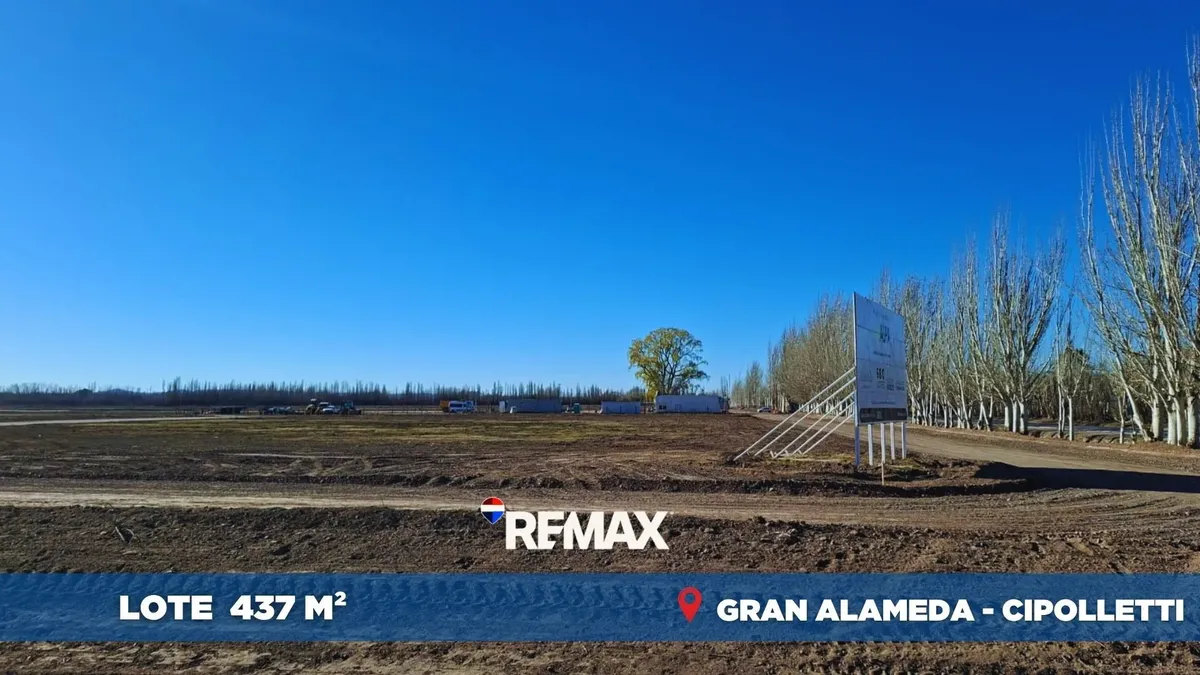 Lot for Sale – Gran Alameda, Cipolletti – 437 m²
